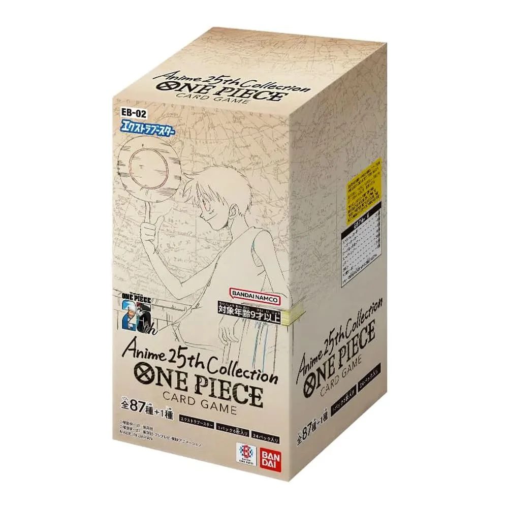 One Piece 25th anniversary Collection EB-02 Display 24 buste Jap